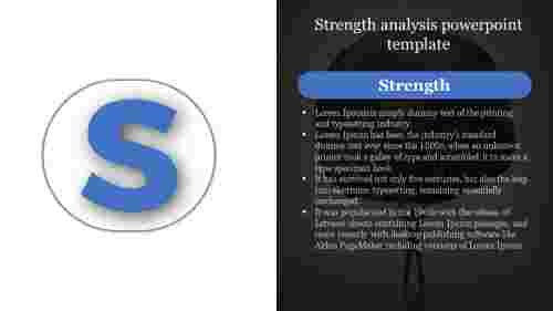 Strength analysis powerpoint template